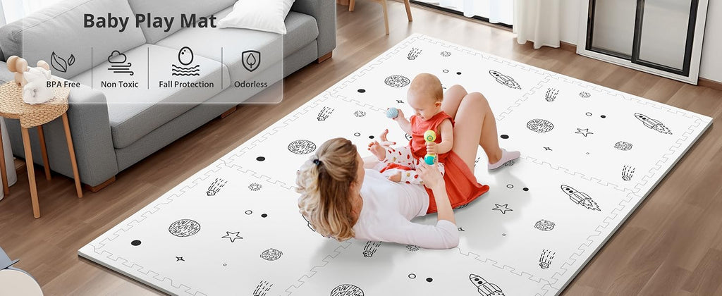 Baby Play Mat - material close-up