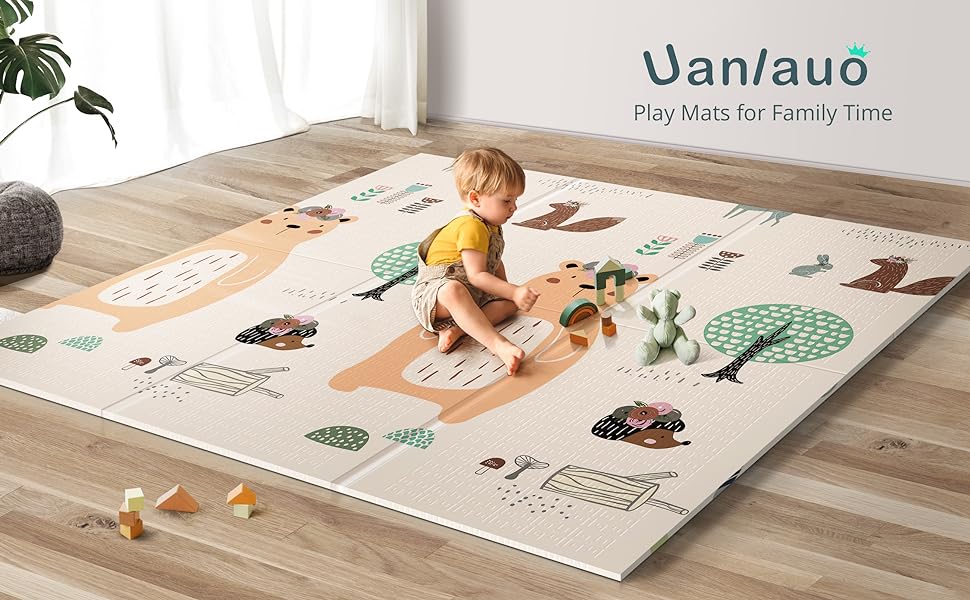 Foldable Baby Play Mat - material close-up