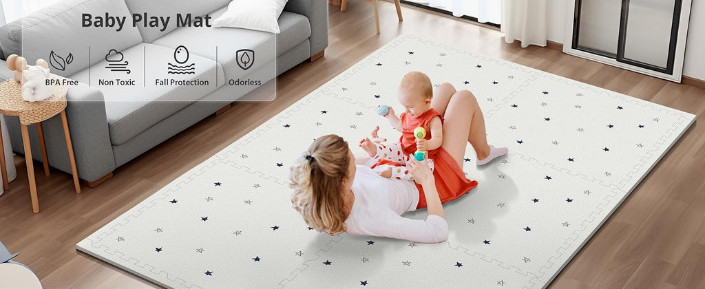 Baby Foam Play Mat - material close-up