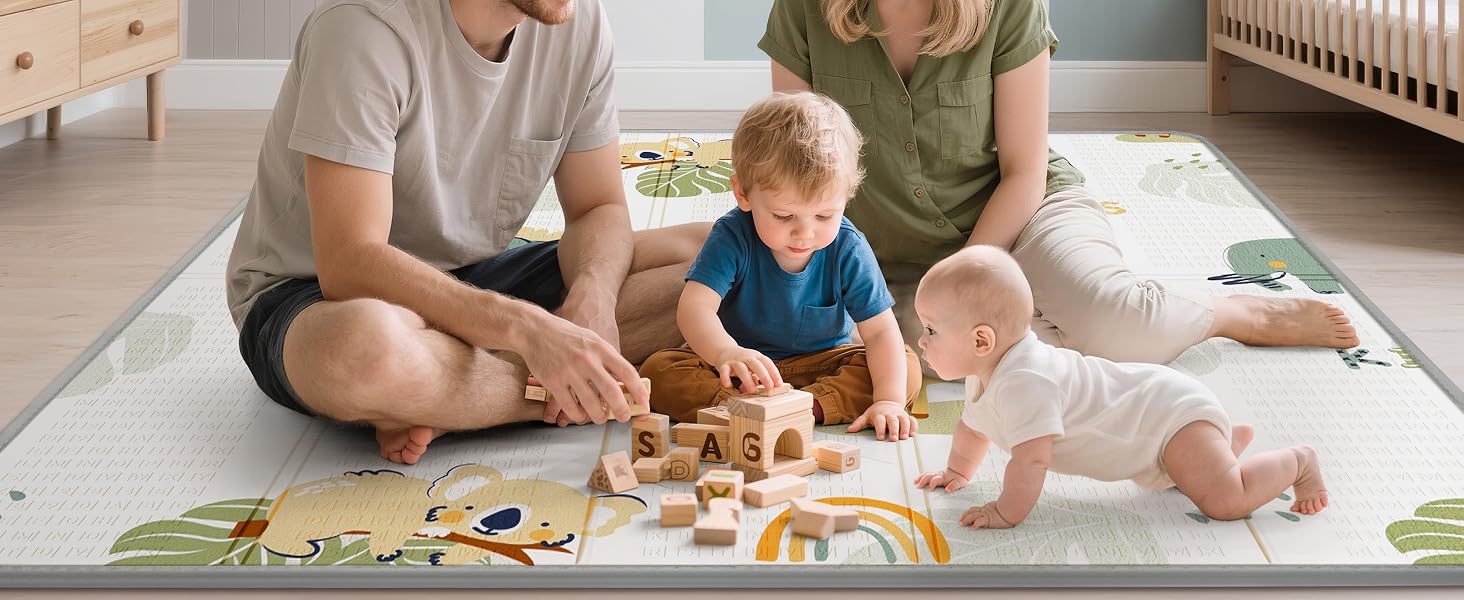 Baby Play Mat - top-down view