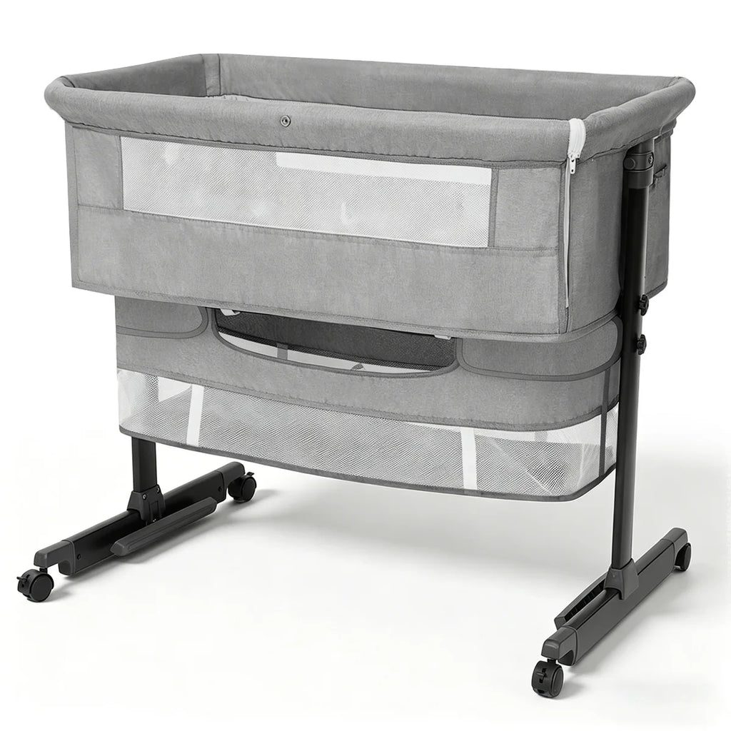 Baby Bassinet Bedside Crib Foldable Bedside Bassinet - front view