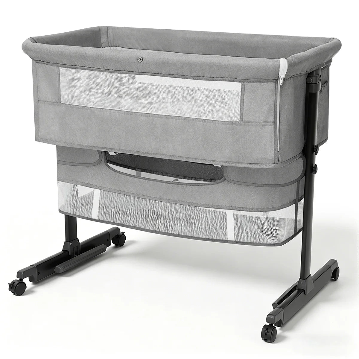 Baby Bassinet Bedside Crib Foldable Bedside Bassinet - front view