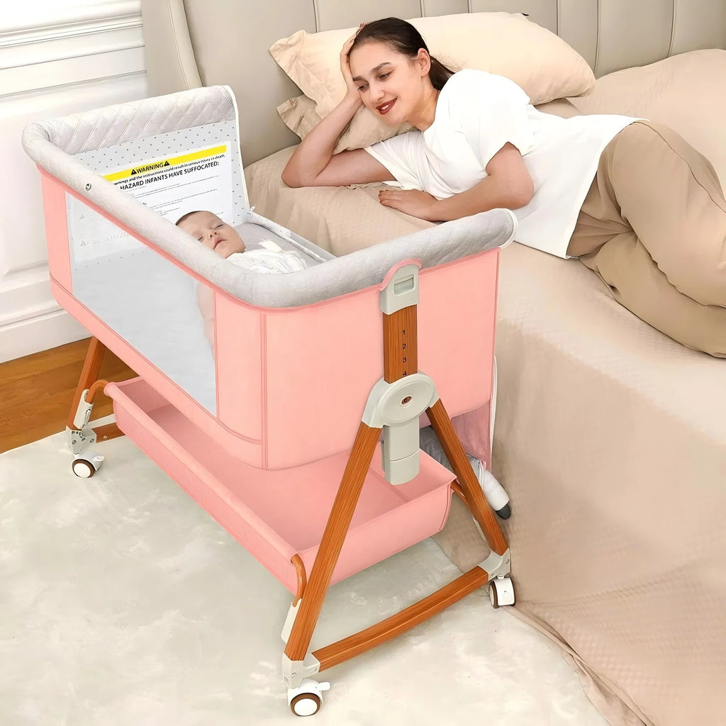 Baby Bassinet Portable Bedside Bassinet Baby 3 1 - detail view