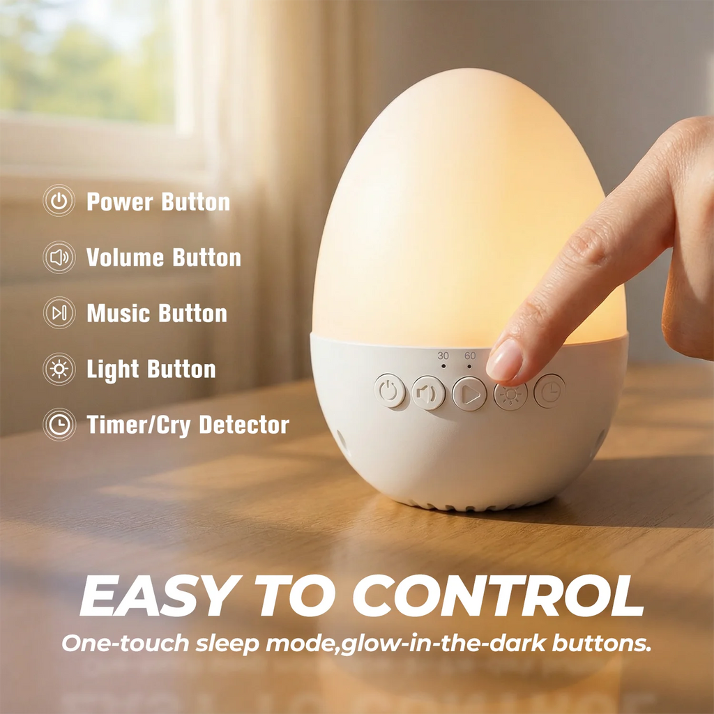 White Noise Machine Baby Cry Detection 30 Sounds Night - packaging view