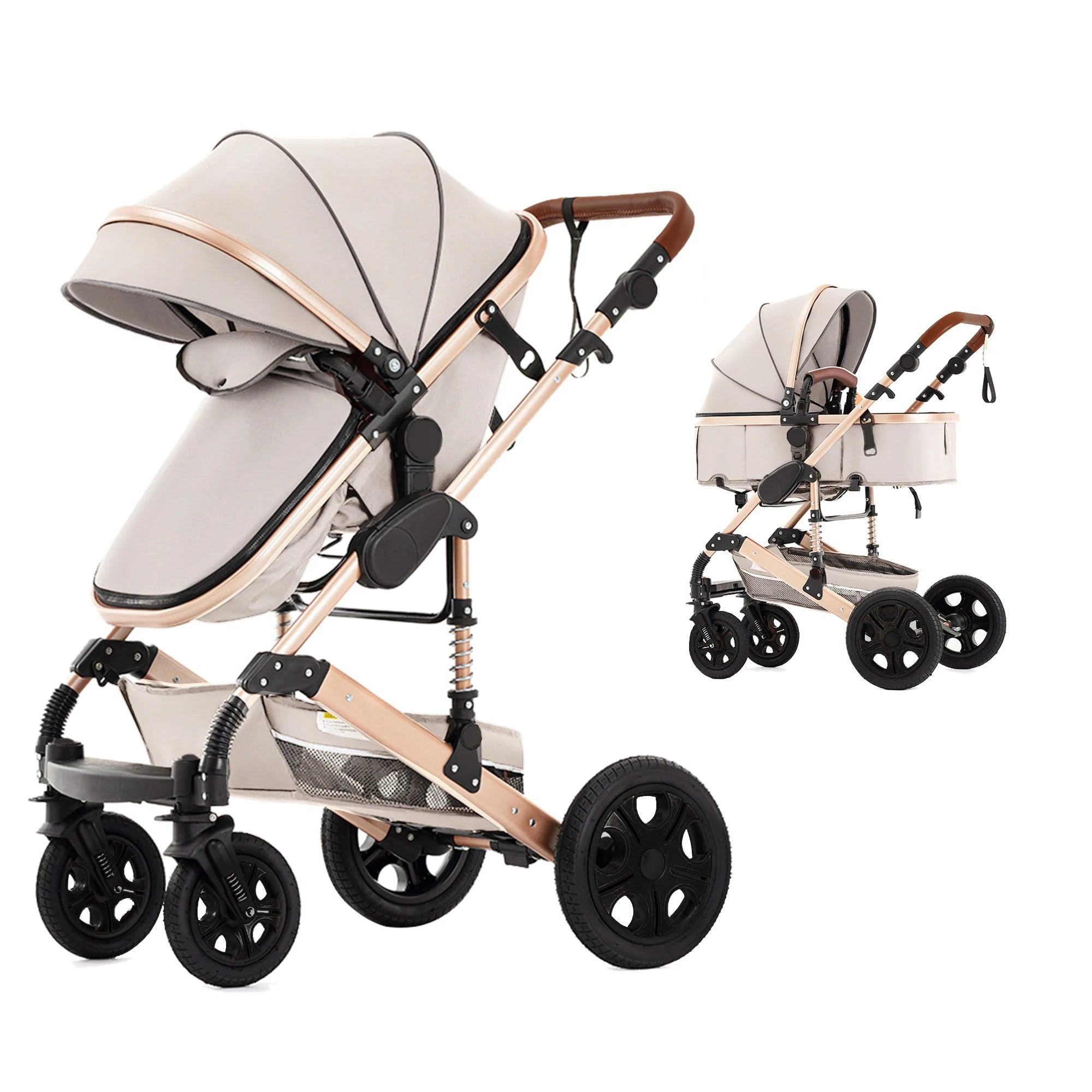Baby Stroller Combo Car Seat Infant Pushchair Carry Cot