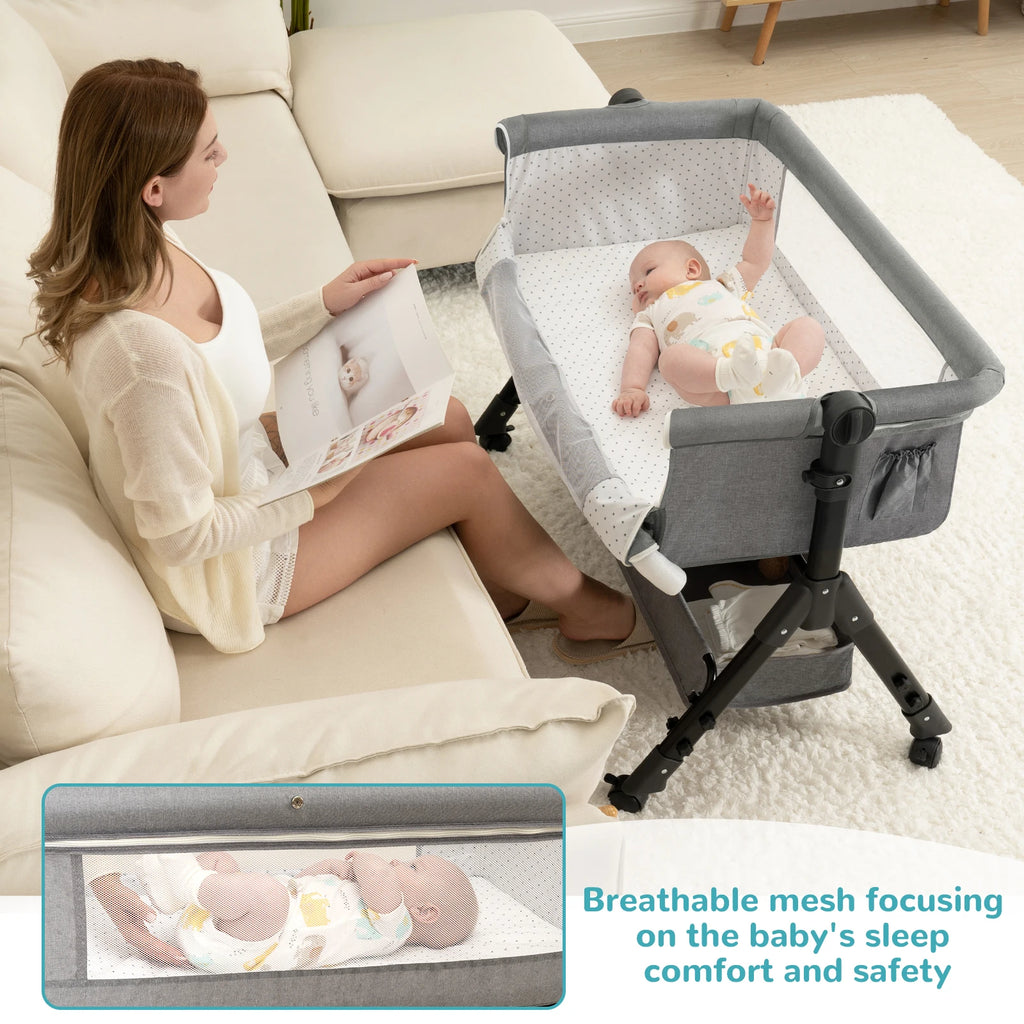 3 in 1 Baby Bassinet Bedside Sleeper - packaging view