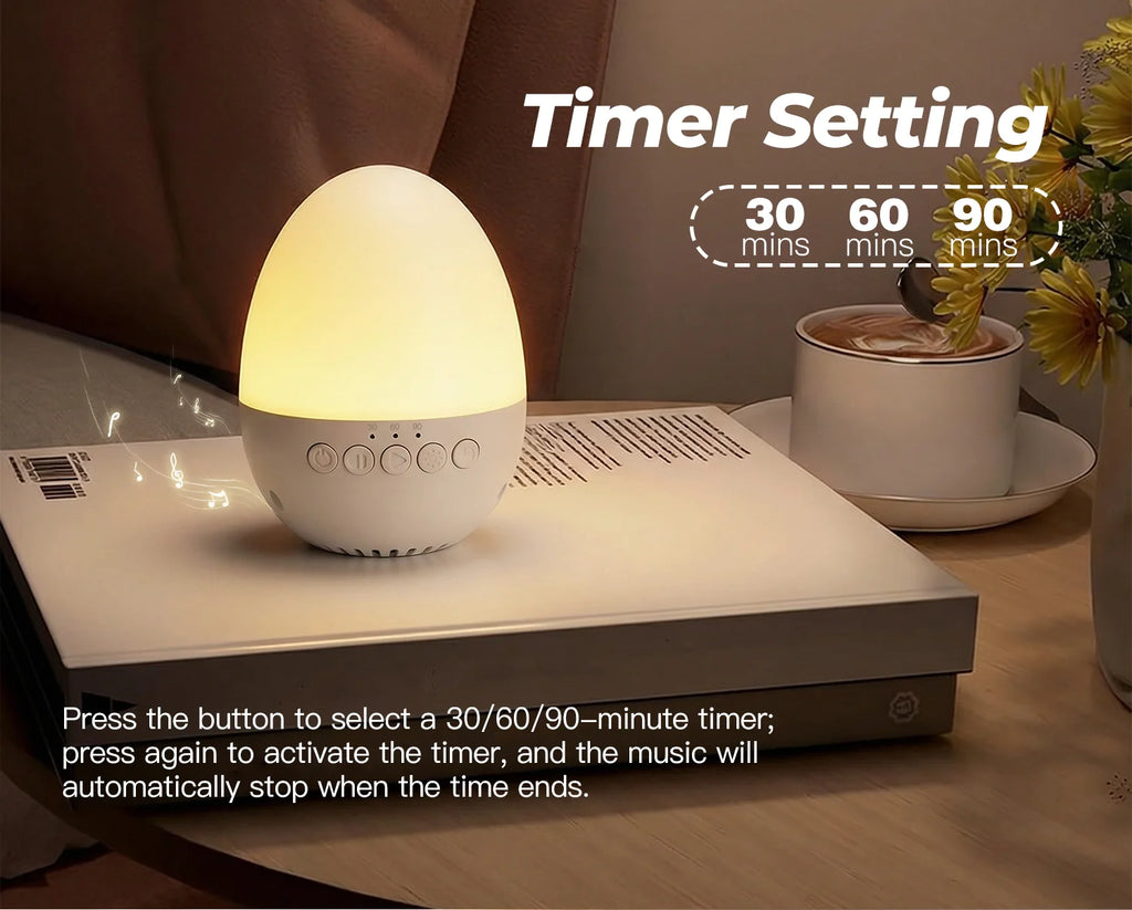 White Noise Machine Baby Cry Detection 30 Sounds Night