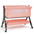 Portable Baby Bassinet Foldable Height Splicing Baby