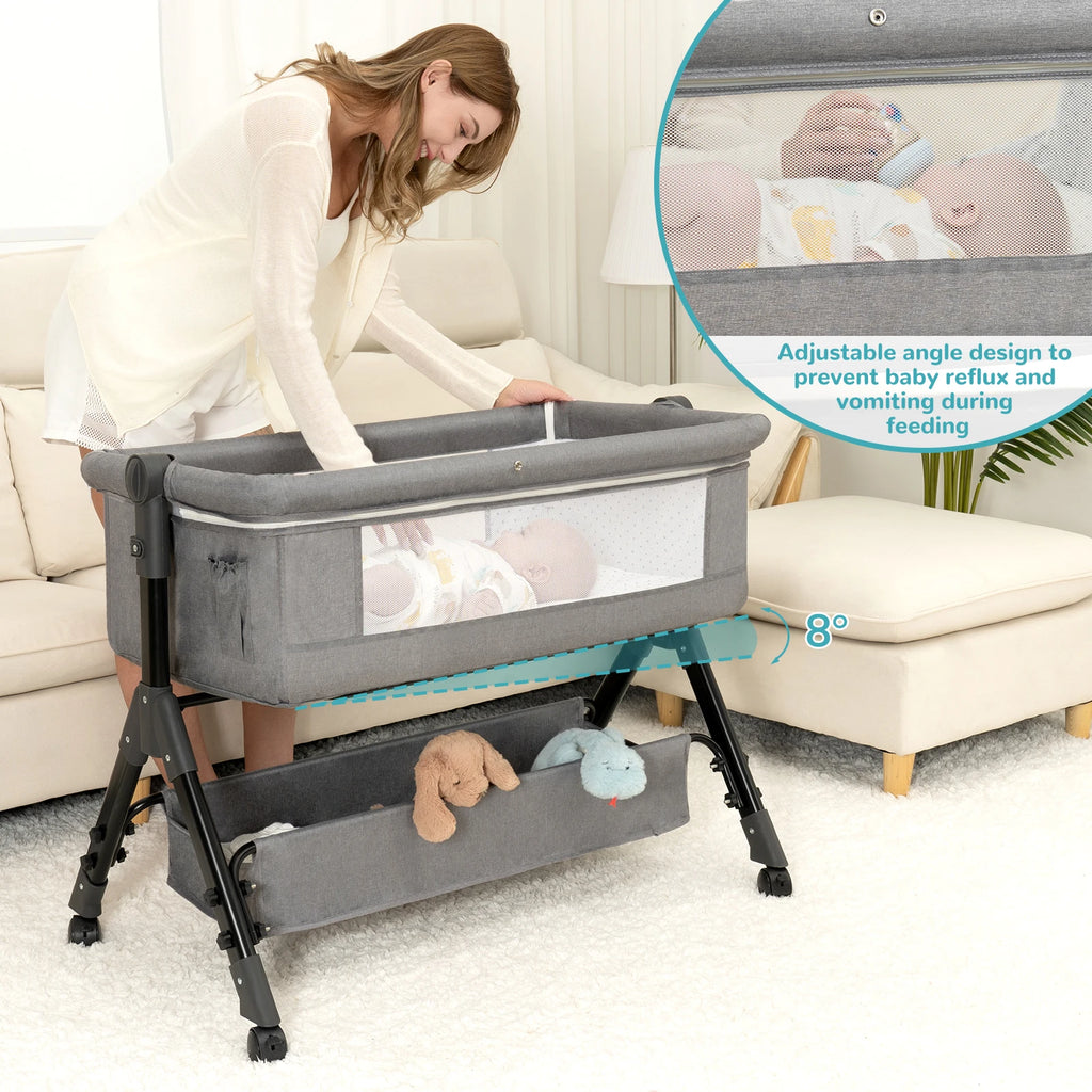 3 in 1 Baby Bassinet Bedside Sleeper - feature close-up