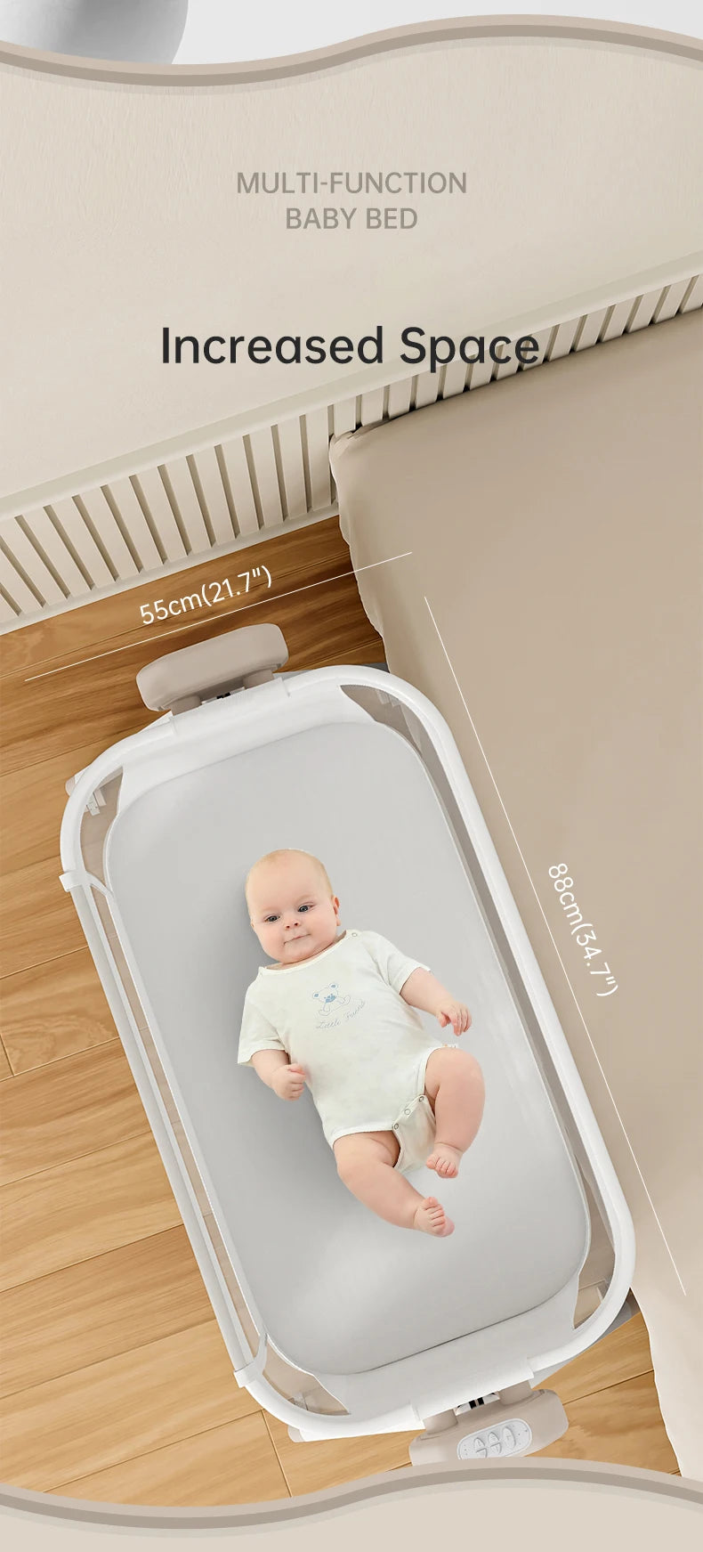 Bassinet for Baby Electric Rocking Cribs