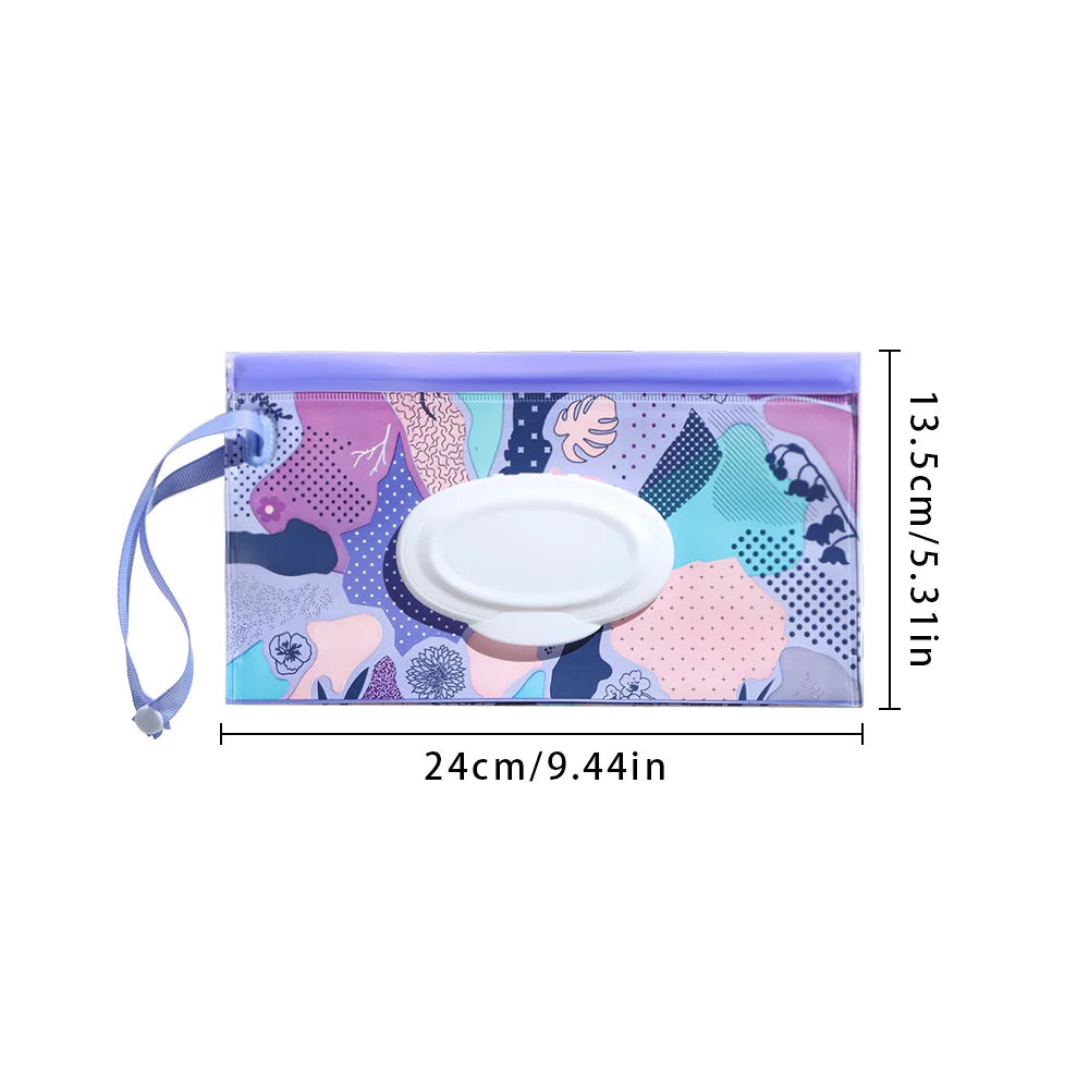 Fashion EVA Baby Wet Wipe Bag Flip Cover Portable - detail view
