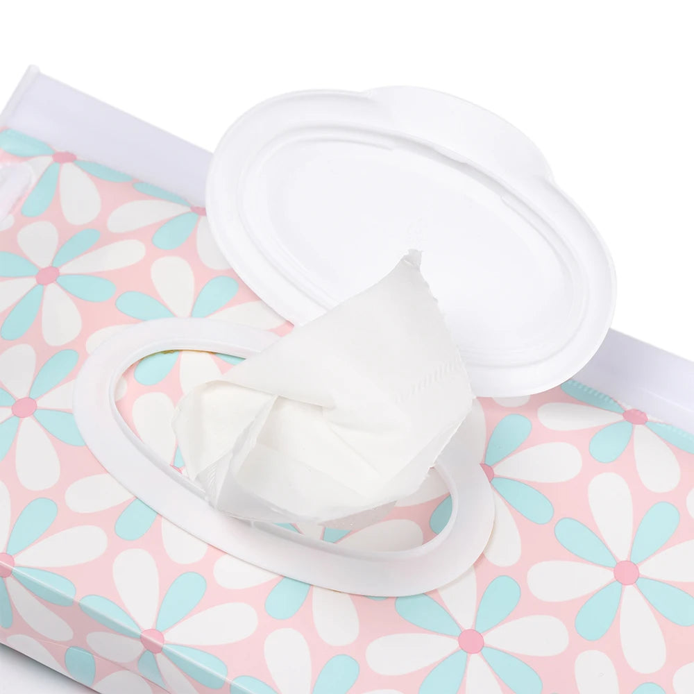 Fashion EVA Baby Wet Wipe Bag Flip Cover Portable