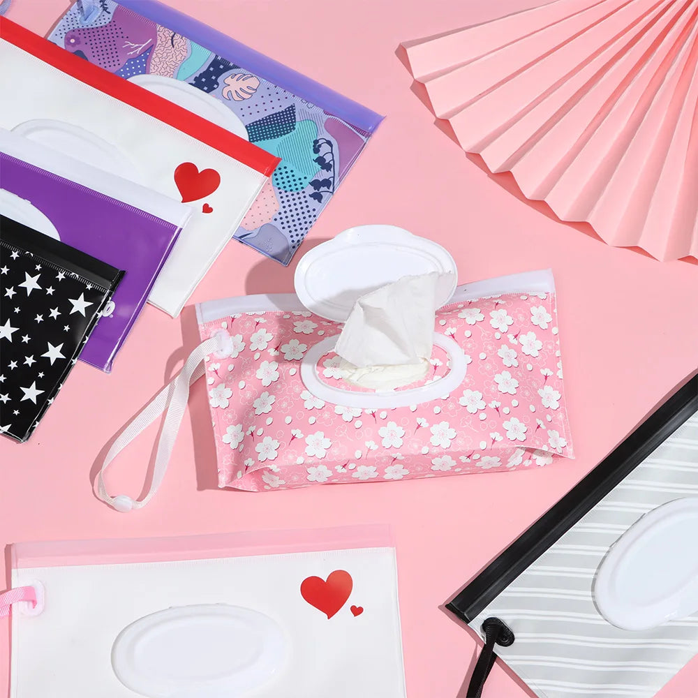Fashion EVA Baby Wet Wipe Bag Flip Cover Portable - packaging view