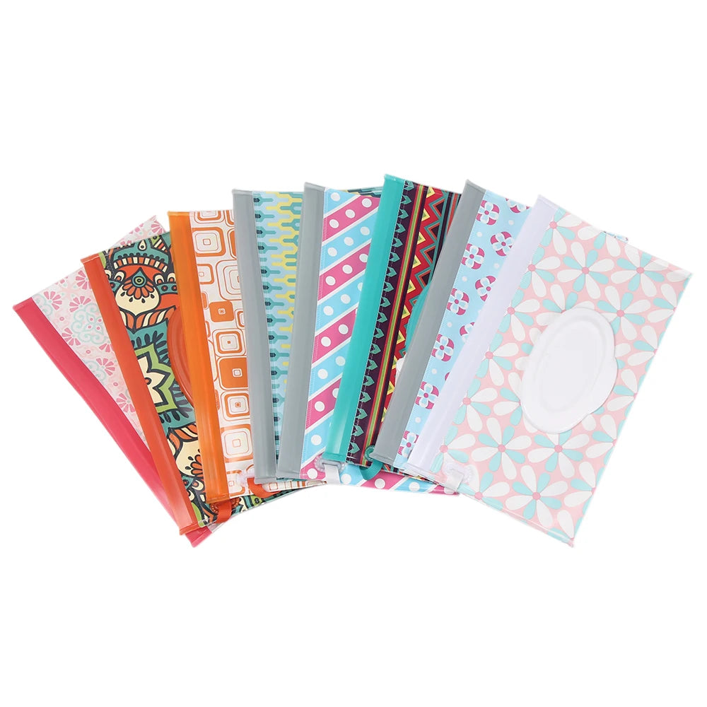 Fashion EVA Baby Wet Wipe Bag Flip Cover Portable
