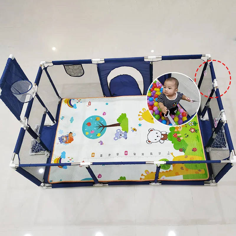 IMBABY Baby Playpens Basketball Frame Corralito Babies - lifestyle in-use