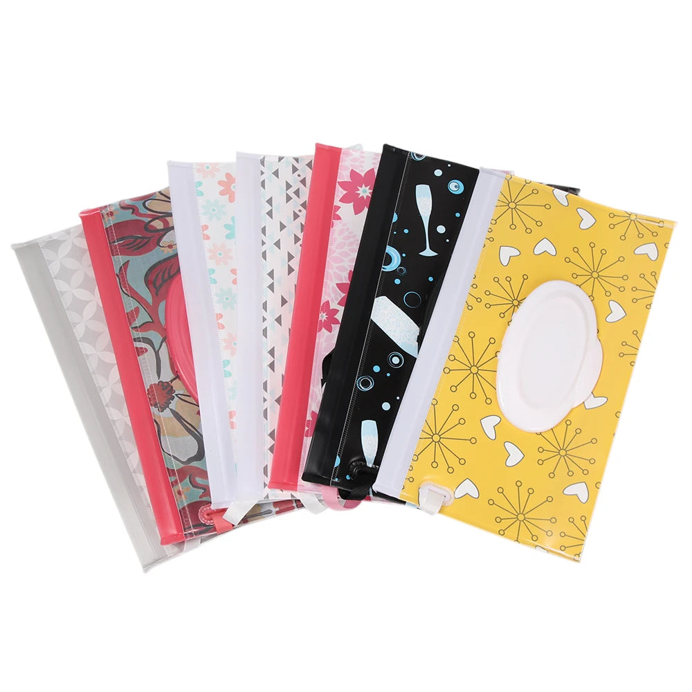 Fashion EVA Baby Wet Wipe Bag Flip Cover Portable