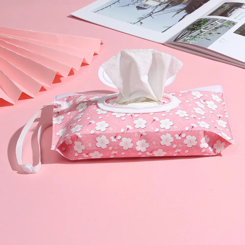 Fashion EVA Baby Wet Wipe Bag Flip Cover Portable - feature close-up