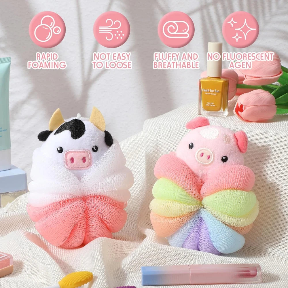 2 Pcs Bath Loofahs
