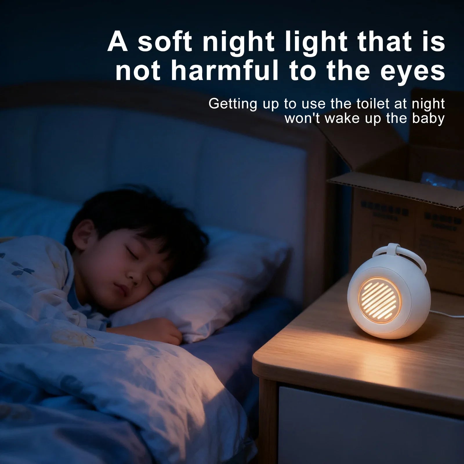Baby White Noise Machine with light - set overview