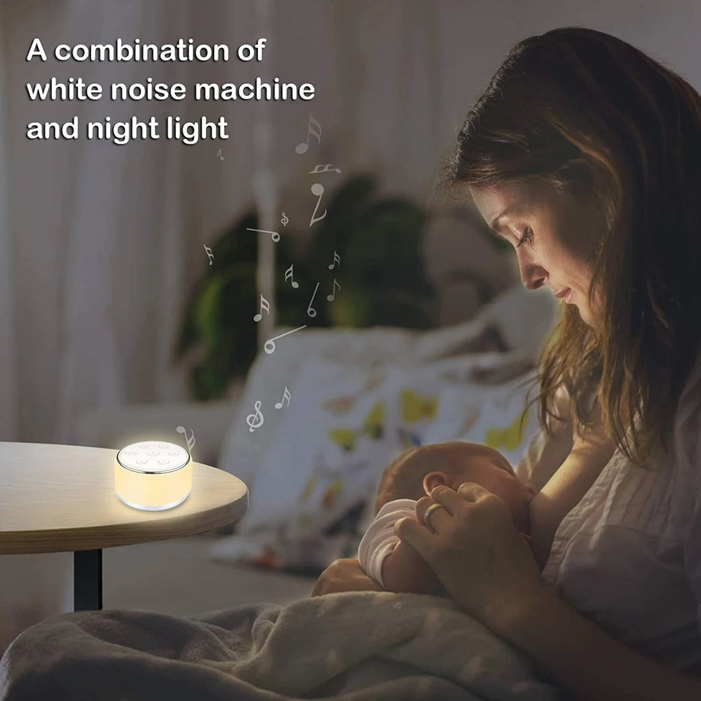 Desktop White Noise Machine Sleep Sound Machine Baby - lifestyle in-use