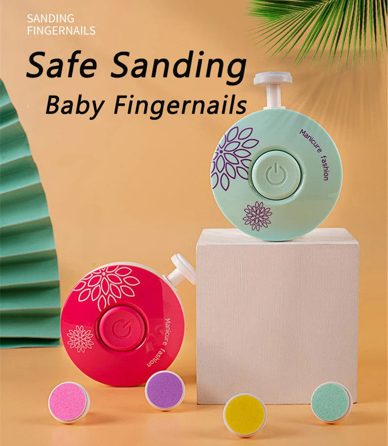Baby Electric Nail Trimmer Kid Nail Polisher Tool Baby