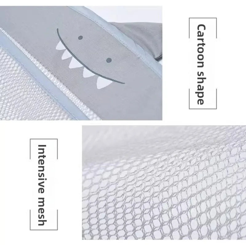 Mesh Baby Bath Toy Storage Bags Sucker Design Baby Bath