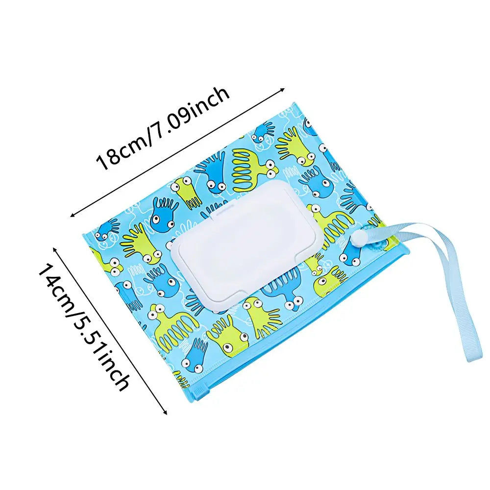 Snap-Strap Carrying Case Flip Cover Cosmetic Pouch Wet - detail view