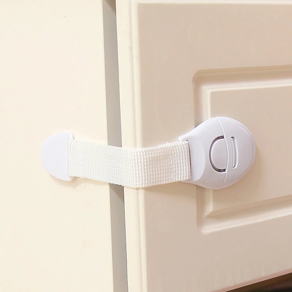1 5 10pcs Child Safety Cabinet Lock Baby Proof Security - front view