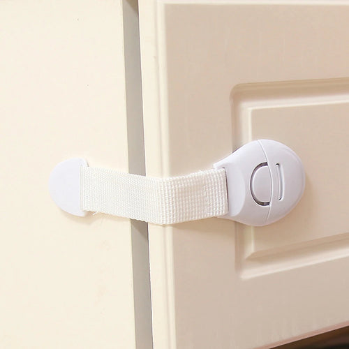 1 5 10pcs Child Safety Cabinet Lock Baby Proof Security - front view