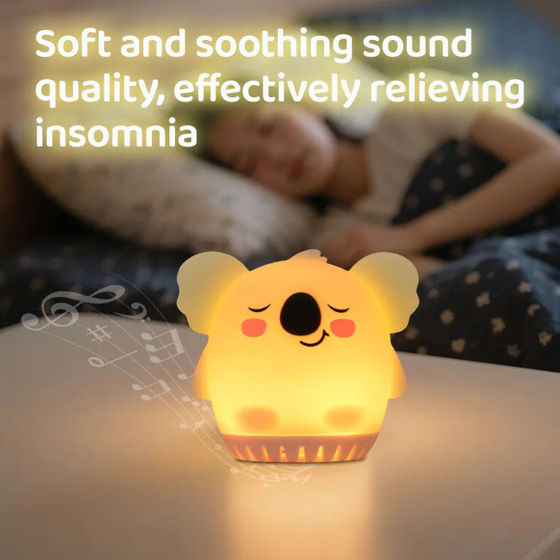Mini Lamp Baby Soothing White Noise Machine RGB Tap - size reference