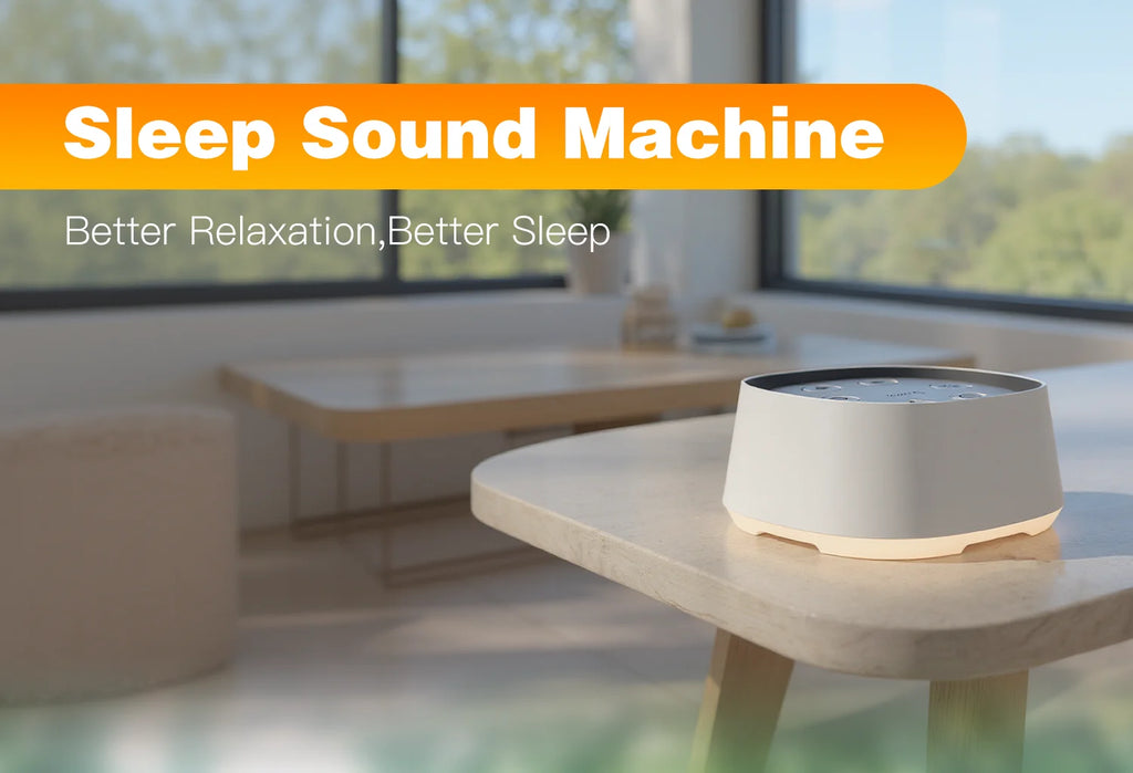 Portable White Noise Machine Baby Kids 24 Soothing - material close-up
