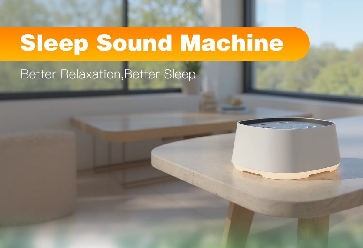 Portable White Noise Machine Baby Kids 24 Soothing - material close-up