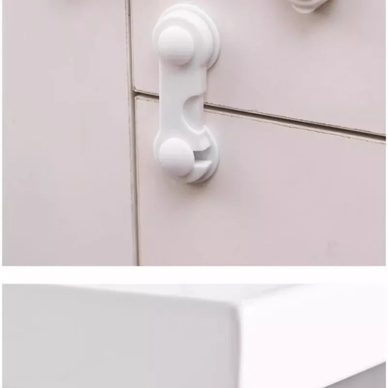 5 10PCS Baby Safety Locks Cabinet Locks Room Locks - feature close-up