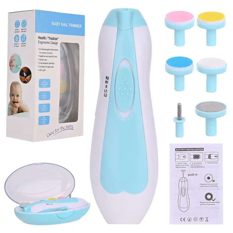 Baby Electric Nail Trimmer Kid Nail Polisher Tool Baby