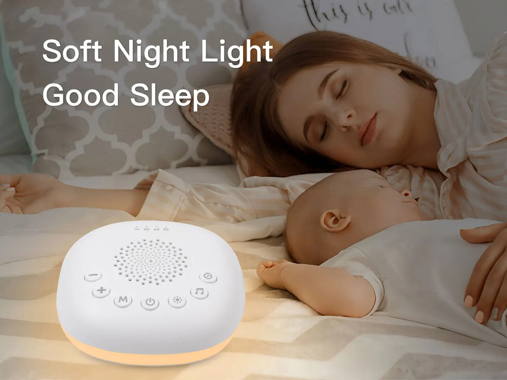 White Noise Sound Machine 24 Soothing Sounds Sleep Aid - material close-up