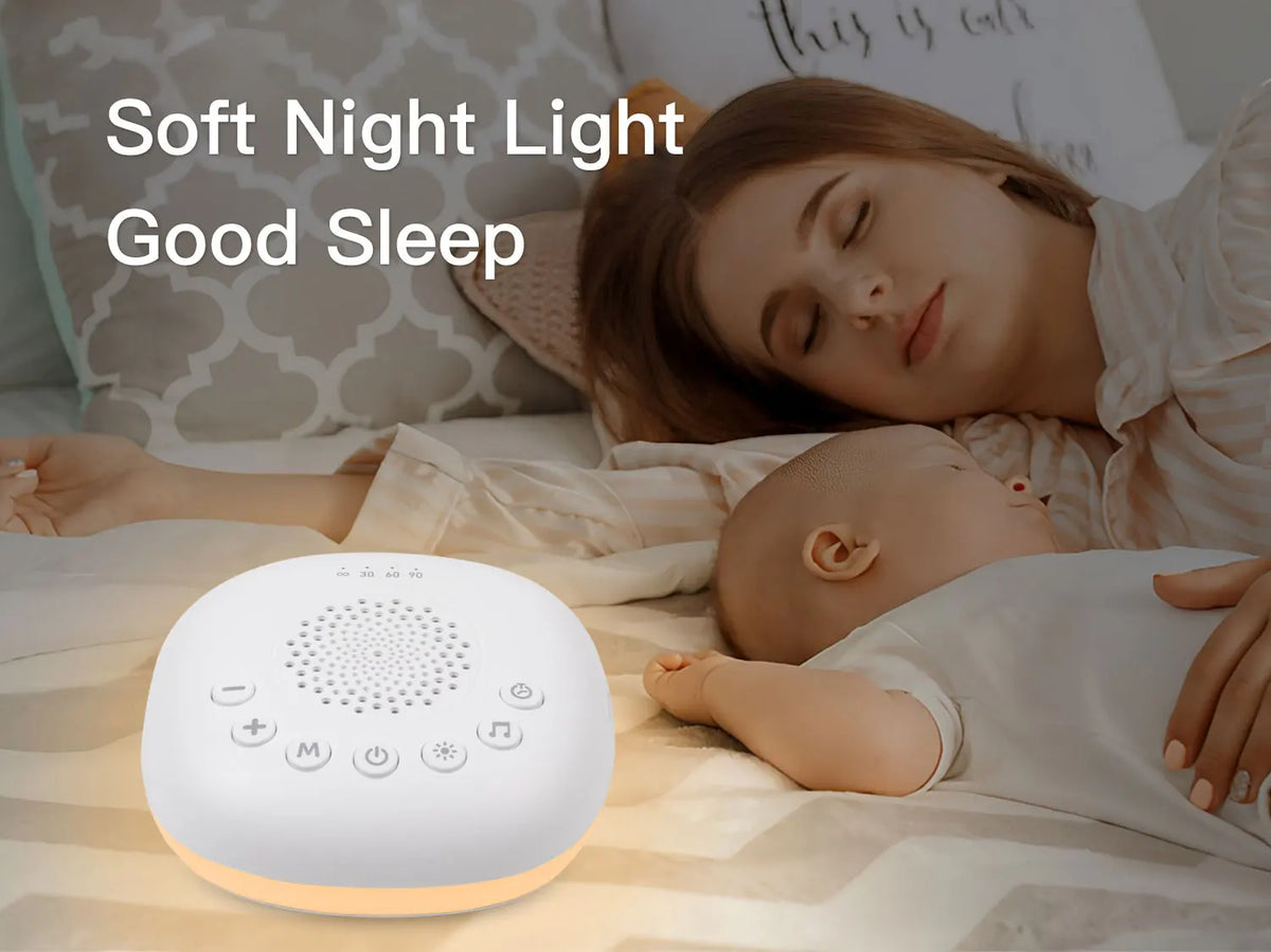 White Noise Sound Machine 24 Soothing Sounds Sleep Aid - material close-up