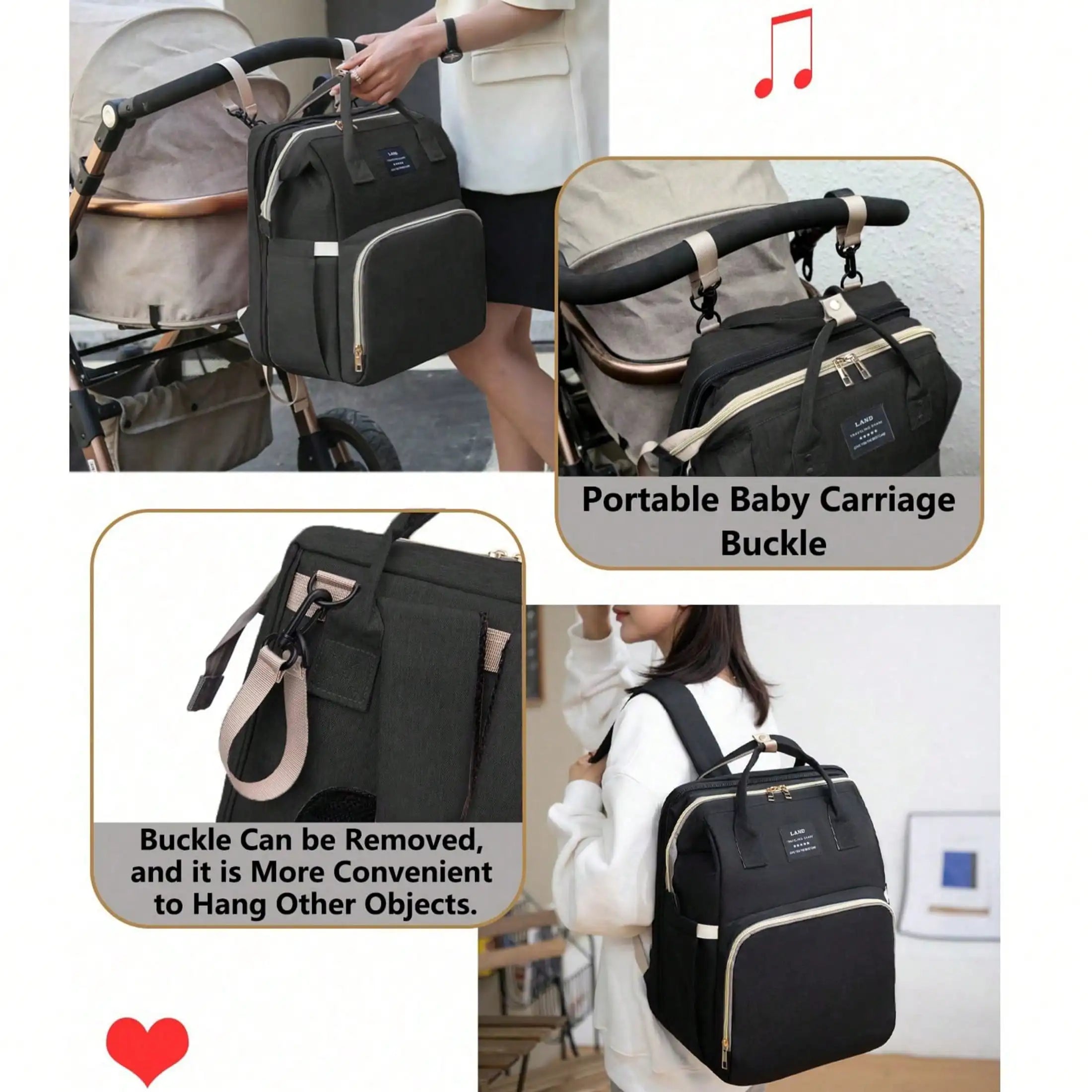 Multifunctional waterproof large-capacity diaper