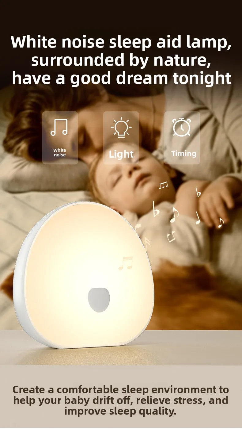 White Noise Sound Machine Portable Baby Sleep Machine - side angle