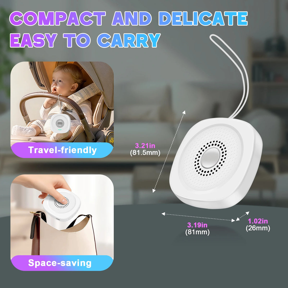 White Noise Sound Machine 10 Soothing Sounds Sleep Aid