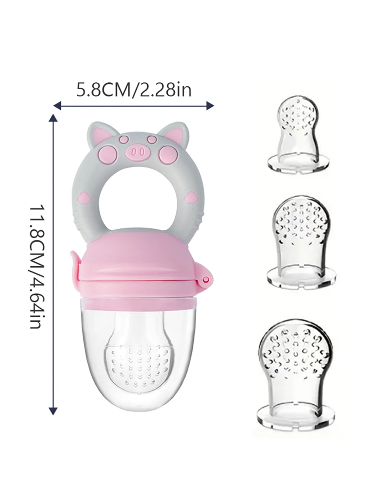 4pcs set Silicone Fruit Vegetable Feeder Infants