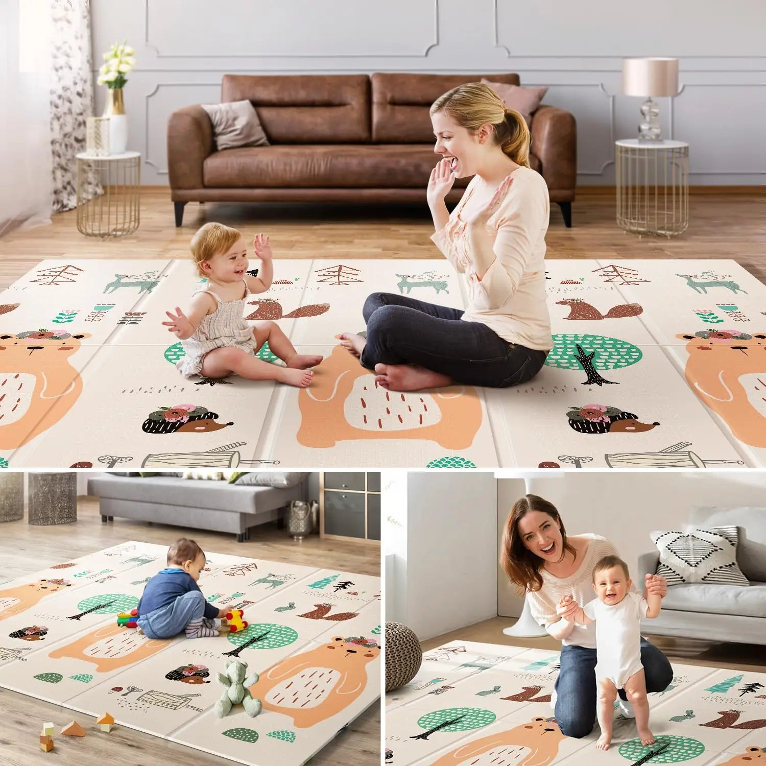 Foldable Baby Play Mat - feature close-up