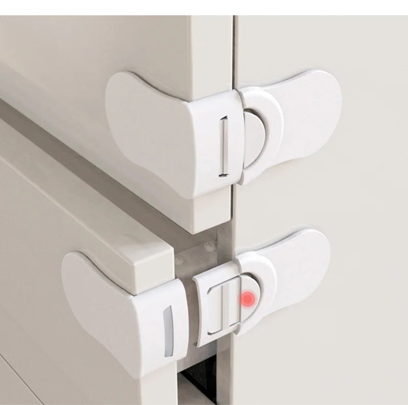 Baby Safety Drawer Lock Anti-Pinching Hand Cabinet - side angle