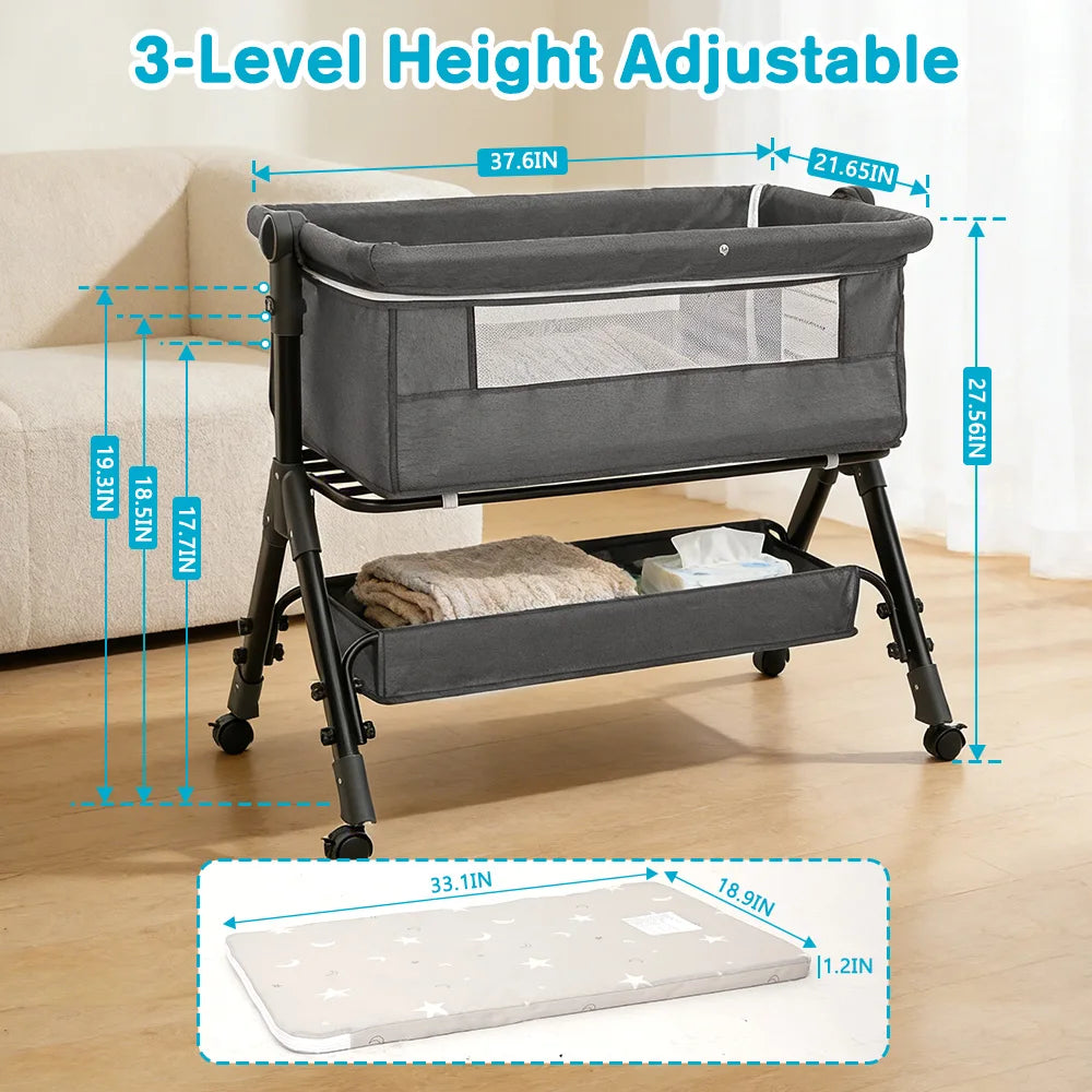 Baby Bassinet Bedside Sleeper - packaging view
