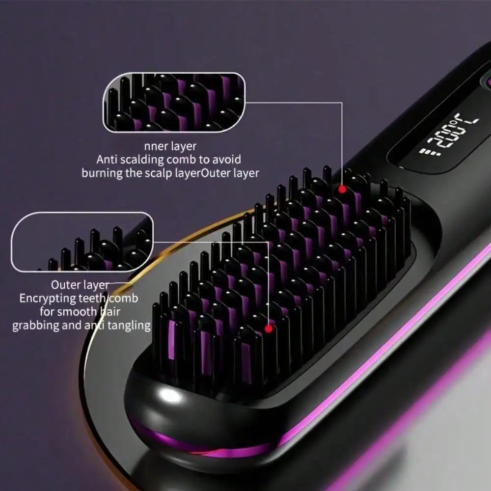 Straightener Brush - detail view