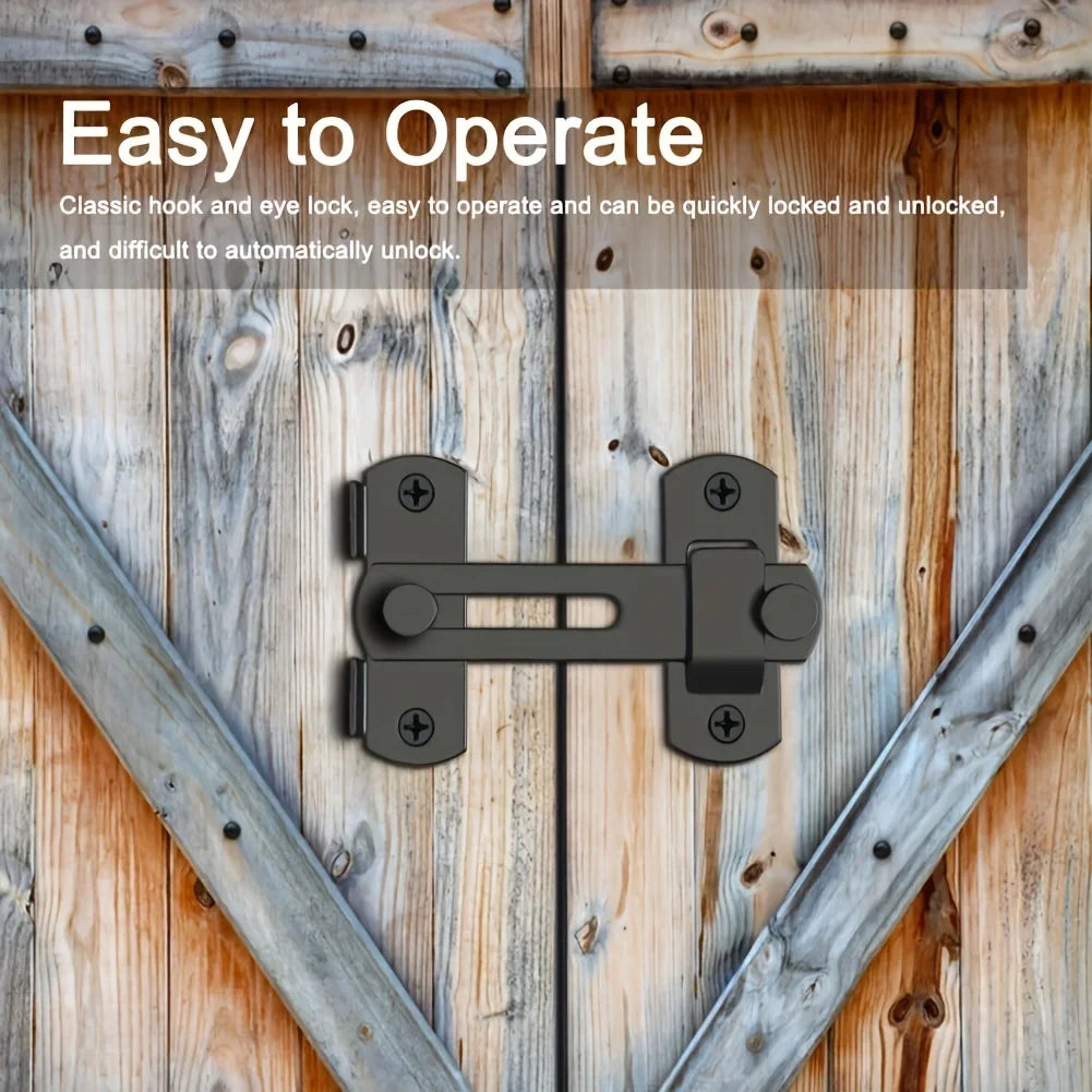 heavy duty stainless steel sliding door lock 180