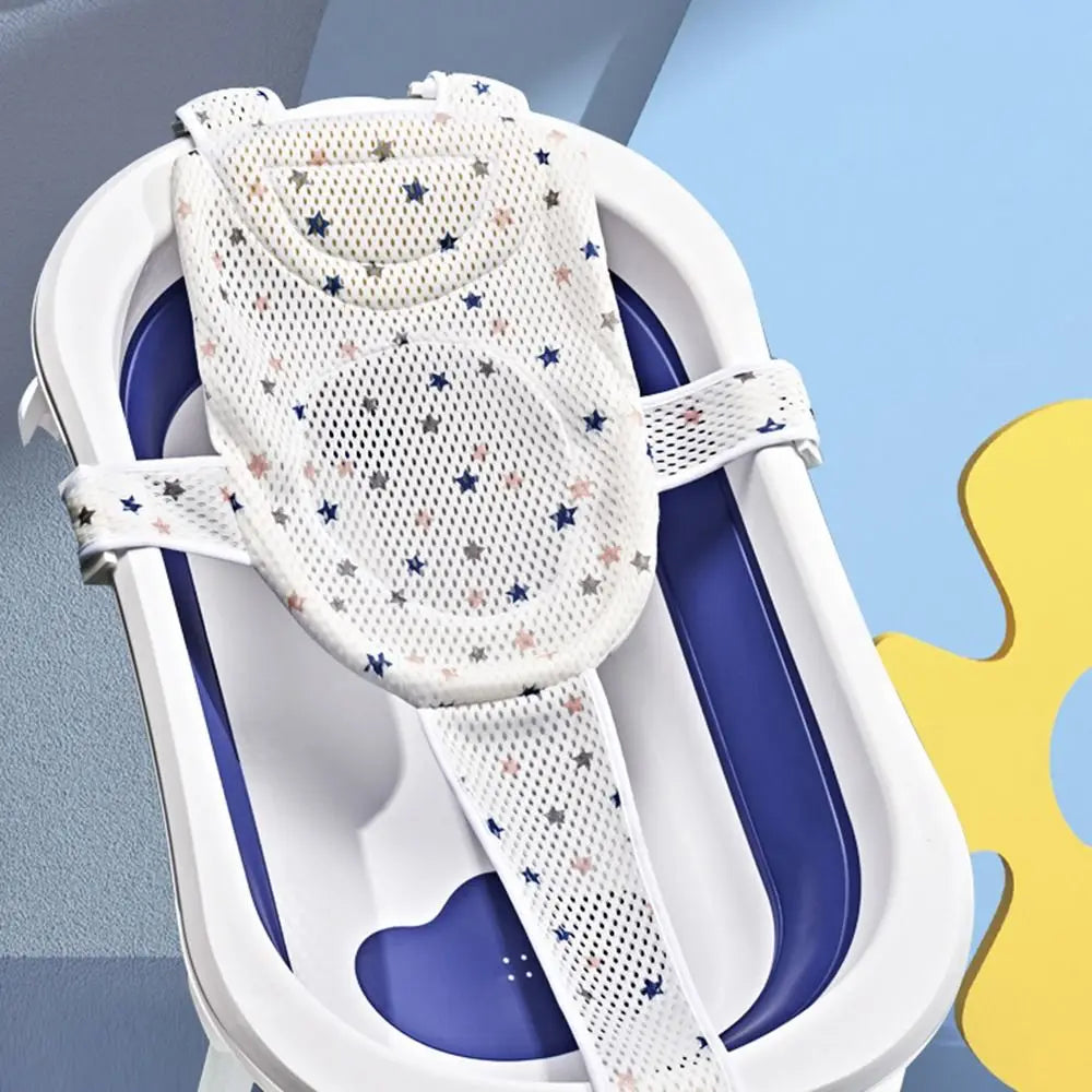 Cross-shaped Newborn Baby Bath Cushion Adjustable