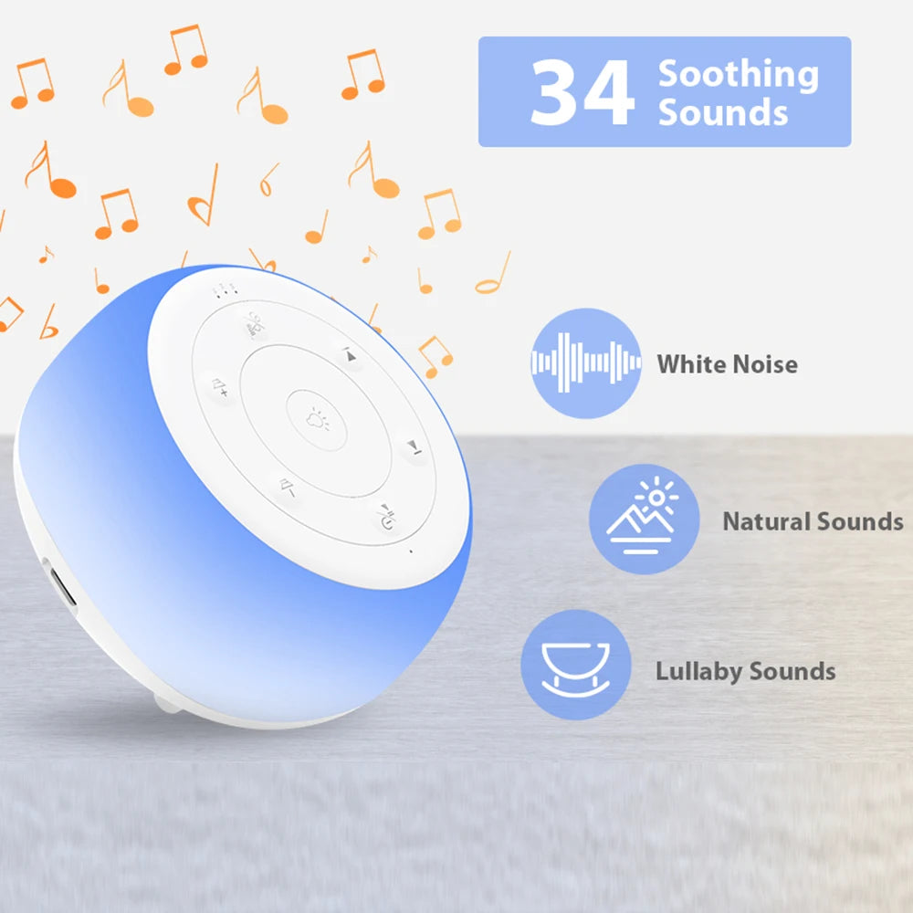 Desktop White Noise Machine Sleep Sound Machine - lifestyle in-use