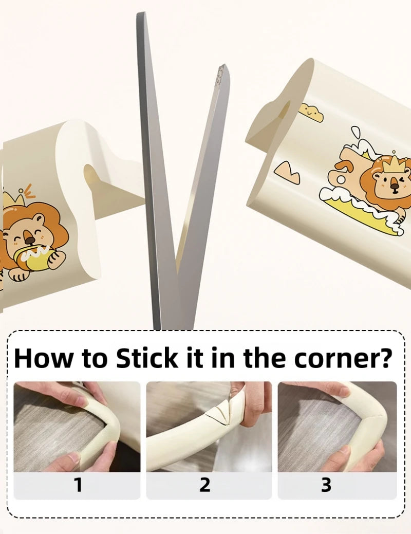 2M Baby Safety Protection Strip Cartoon Animal Foam