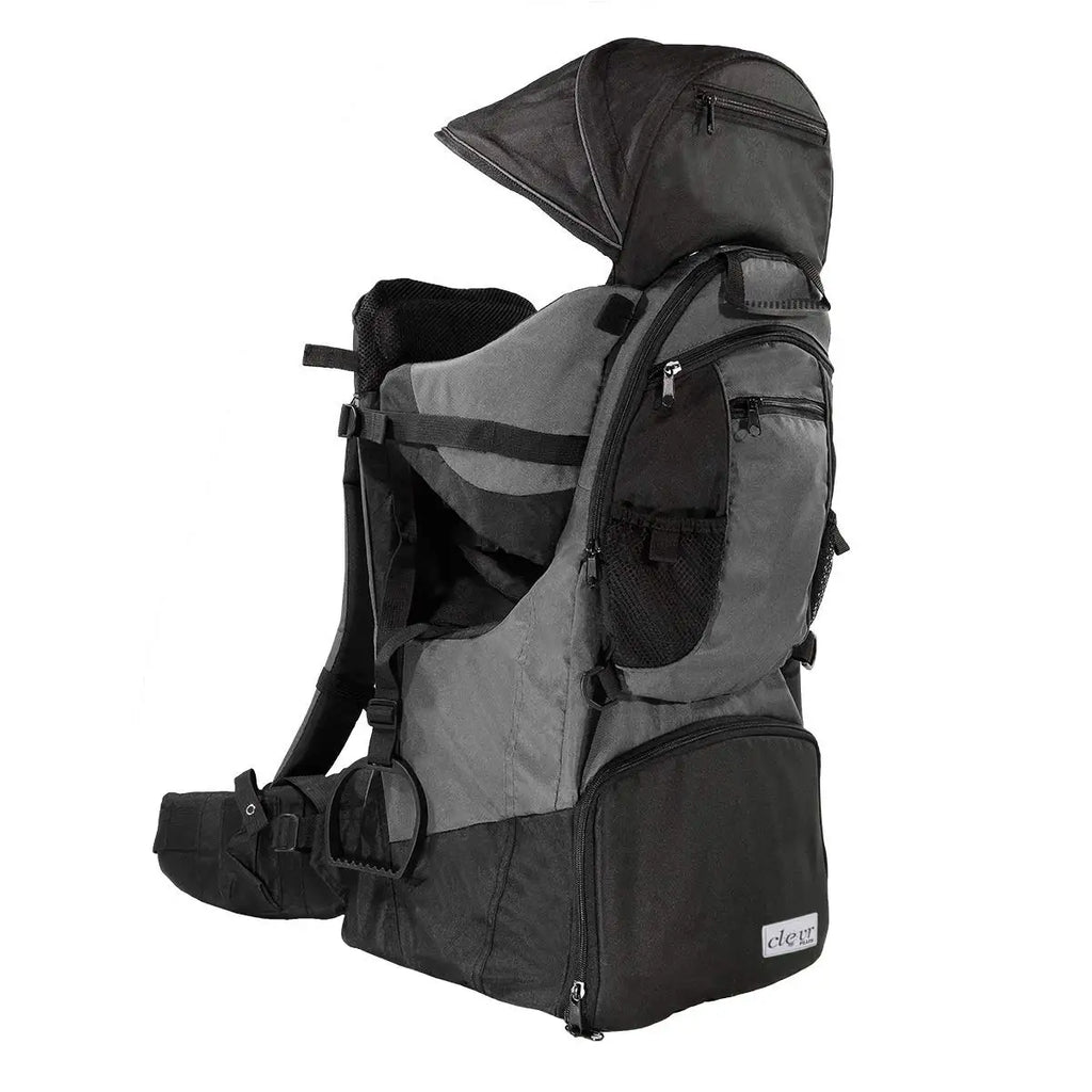 Adjustable Baby Carrier for Outdoor Hiking and Camping - top-down view