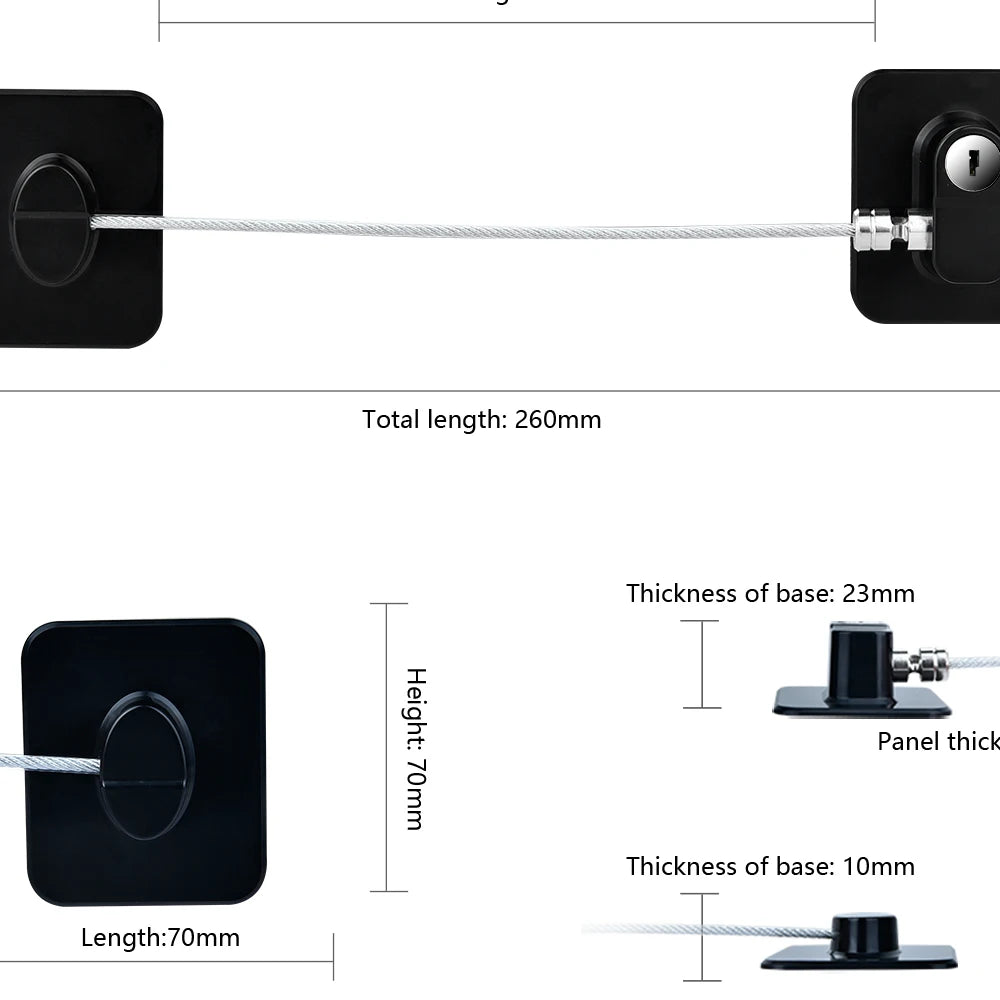 Baby Child Safety Lock Window Refrigerator Opening